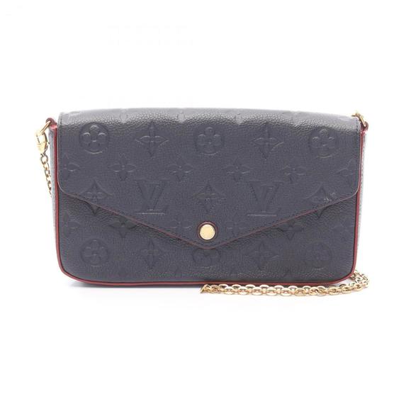 LOUIS VUITTON Red Monogram Leather Shoulder Bag - Picture 1 of 10